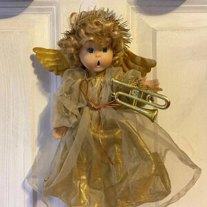 Vintage Hanging/Ornament Porcelain Angel Baby